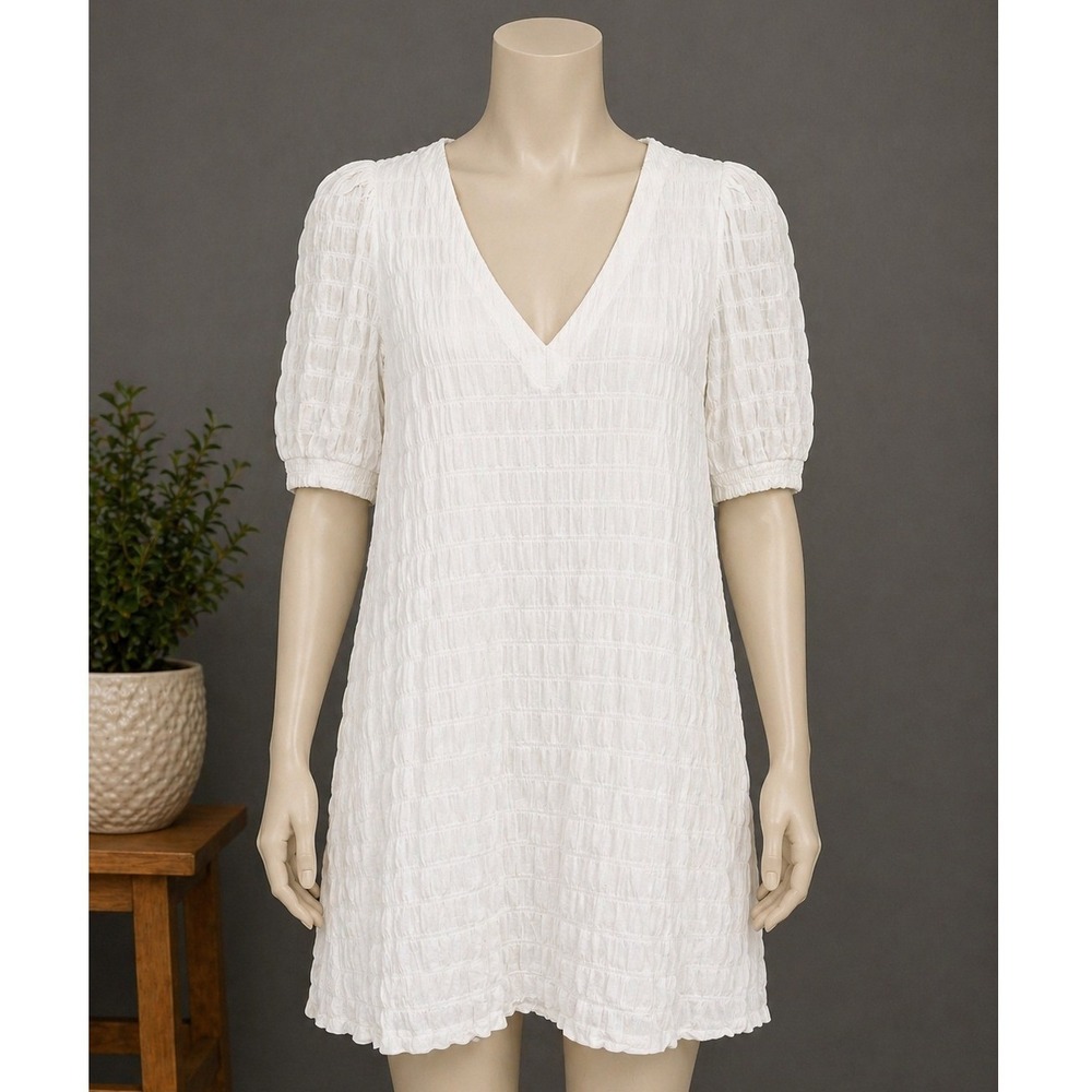 BB‎ Dakota Steve Madden Fields of Gold Dress Small White Cottagecore Dress